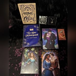 Bookish box merchandise